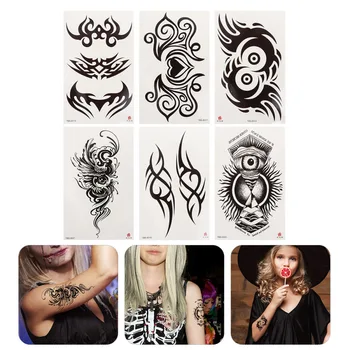 6 Sheets Cosplay Arm Decals Attractive Pretty Temporary Face Decals Body Stickers for Festival Cosplay
6 Sheets Cosplay Arm Decals Attractive Pretty Temporary Face Decals Body Stickers for Festival Cosplay