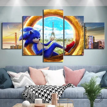 5pcs Movie Poster Sonic The Hedgehog Artwork Canvas Paintings HD Cartoon Wall Picture for Home Decor ,Unframed
5pcs Movie Poster Sonic The Hedgehog Artwork Canvas Paintings HD Cartoon Wall Picture for Home Decor ,Unframed