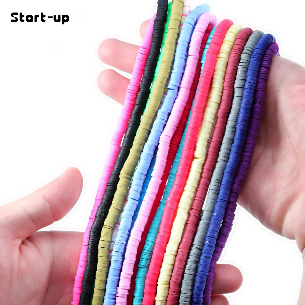 Start-up 6mm DIY Jewelry Findings Clay Beads for Women Making Mix Color Design Bracelet Boho Necklace Jewelry Spacer Disk Beads
Start-up 6mm DIY Jewelry Findings Clay Beads for Women Making Mix Color Design Bracelet Boho Necklace Jewelry Spacer Disk Beads