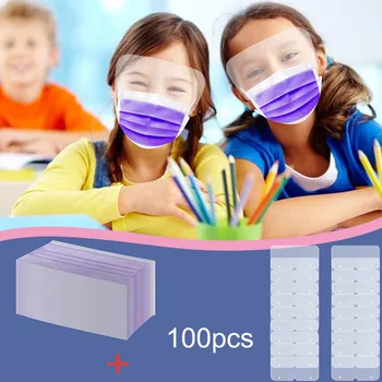 120pc Disposable Mask for face With Eye Shield Protect Eyes Clear Face Cover Transparent Removable Buttons Nonwove Mouth-muffle
120pc Disposable Mask for face With Eye Shield Protect Eyes Clear Face Cover Transparent Removable Buttons Nonwove Mouth-muffle