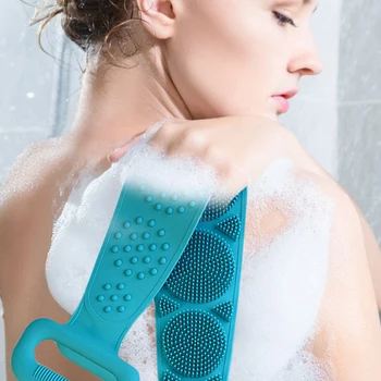 Magic Silicone Brushes Bath Towels Rubbing Back Mud Peeling Body Massage Shower Extended Scrubber Skin Clean Shower Brushes
Magic Silicone Brushes Bath Towels Rubbing Back Mud Peeling Body Massage Shower Extended Scrubber Skin Clean Shower Brushes