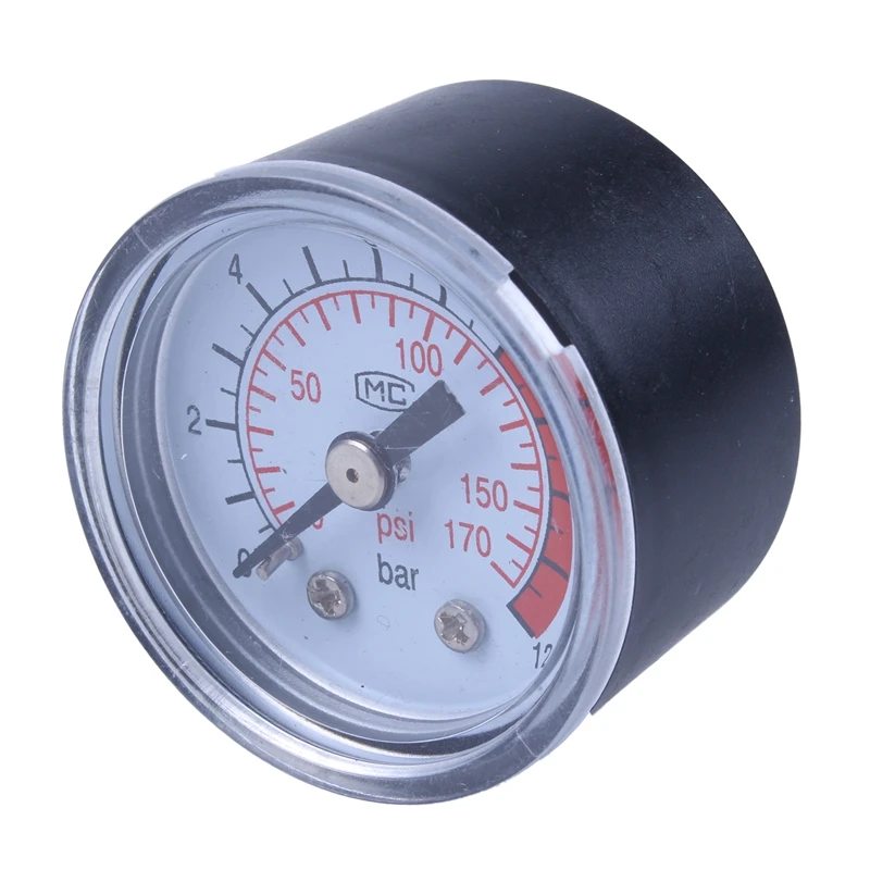 Big deal 0-12BAR 0-170PSI 10mm Thread Gas Air Pump Pressure Gauge Compressor Manometer
Big deal 0-12BAR 0-170PSI 10mm Thread Gas Air Pump Pressure Gauge Compressor Manometer