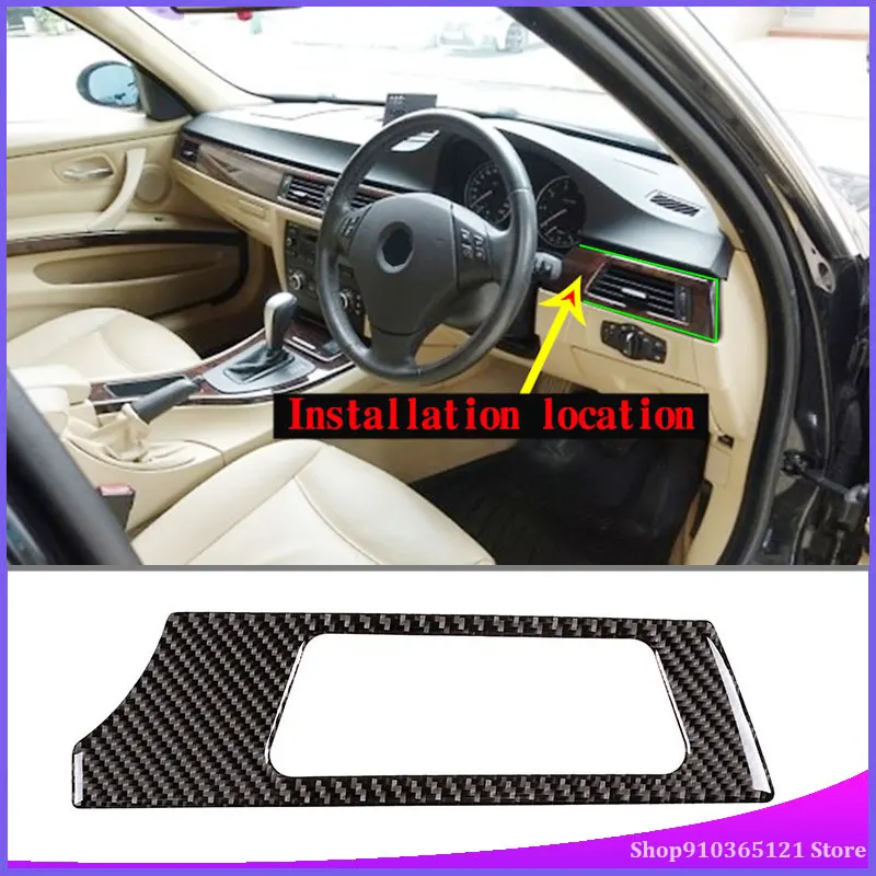 For BMW E90 E92 3 Series 2005-2012 Real Carbon Fiber Driver Side Air Conditioning Frame Stickers Right Hand Drive Accessories
For BMW E90 E92 3 Series 2005-2012 Real Carbon Fiber Driver Side Air Conditioning Frame Stickers Right Hand Drive Accessories
