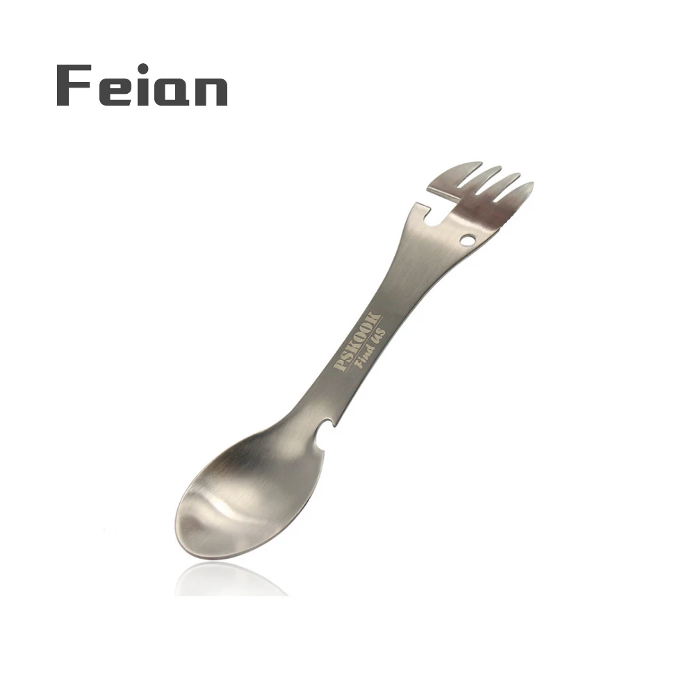 Multi-function five-in-one fork spoon Stainless steel spoon Knife and fork opener can opener outdoor portable tableware
Multi-function five-in-one fork spoon Stainless steel spoon Knife and fork opener can opener outdoor portable tableware