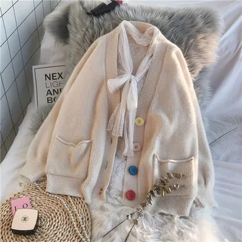 New Autumn Winter Sweaters Women Outwear 2019 Solid Color V Neck Single Breasted Mohair Knitted Cardigans Thick Long Sleeve Top
New Autumn Winter Sweaters Women Outwear 2019 Solid Color V Neck Single Breasted Mohair Knitted Cardigans Thick Long Sleeve Top