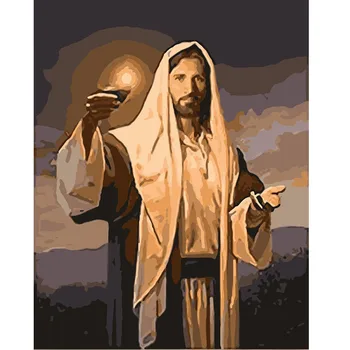 Religious Jesus DIY Canvas Painting by Numbers Acrylic abstract Oil paint by numbers Picture On Canvas For Wall Art Picture
Religious Jesus DIY Canvas Painting by Numbers Acrylic abstract Oil paint by numbers Picture On Canvas For Wall Art Picture