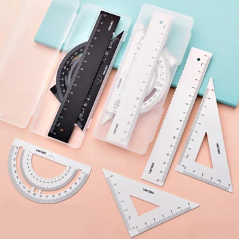 4Pcs Set Square Portable School Math Geometry Set Protractor Drawing RulerGeometry Set Protractor Drawing Ruler Math
4Pcs Set Square Portable School Math Geometry Set Protractor Drawing RulerGeometry Set Protractor Drawing Ruler Math
