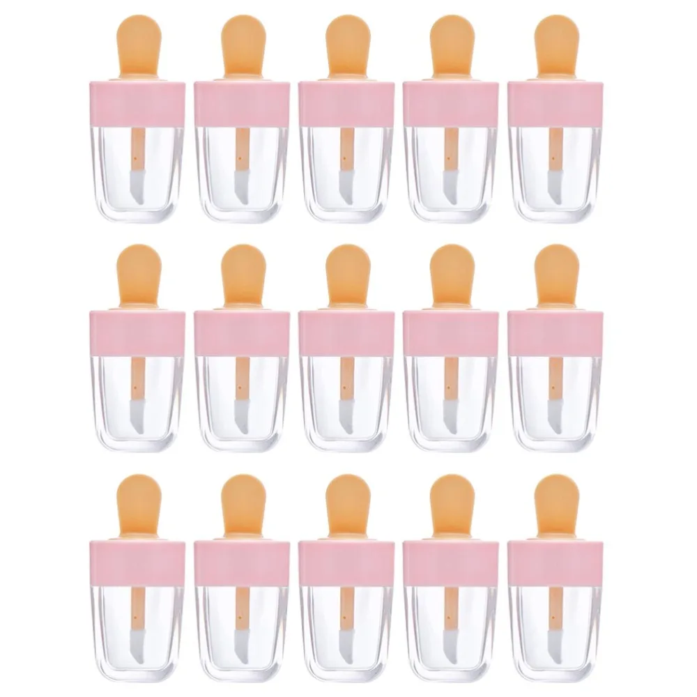 15pcs Lip Gloss Tube Ice Cream Shape Refillable Transparent Empty DIY Lip Gloss Container Tube
15pcs Lip Gloss Tube Ice Cream Shape Refillable Transparent Empty DIY Lip Gloss Container Tube