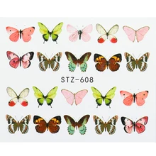 1 feuille ongles estampage plaques feuille fleurs papillon chat Nail Art timbre modèles pochoirs Design vernis manucure(China)