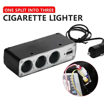 Vehemo 3 Sockets Car Cigarette Lighter Phone Charger Car Charger USB Power Adapter Splitter Automobile
Vehemo 3 Sockets Car Cigarette Lighter Phone Charger Car Charger USB Power Adapter Splitter Automobile