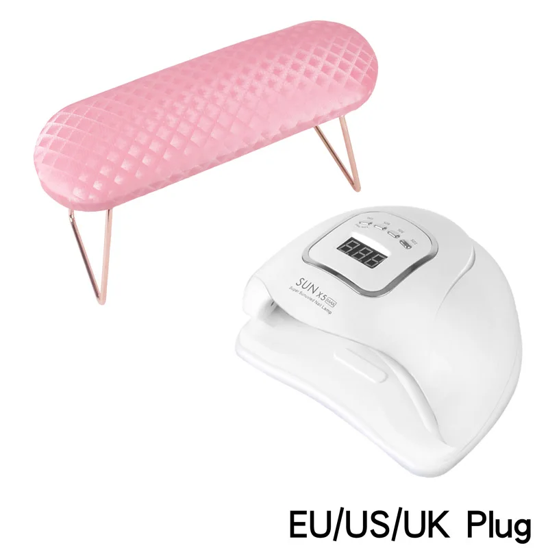 Hand Pillow Rest For Nail Art Waterproof Leather Support Hand Holder Cushion With SUNX5 MAX Phototherapy Lamp Set Manicure Tools
Hand Pillow Rest For Nail Art Waterproof Leather Support Hand Holder Cushion With SUNX5 MAX Phototherapy Lamp Set Manicure Tools