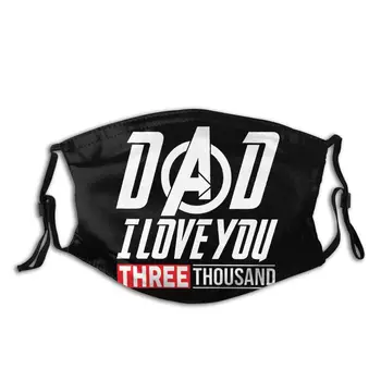 Dad I Love You Reusable Face Mask Iron Man Anti Haze Dustproof Protection Cover Respirator Muffle Mask with Filters
Dad I Love You Reusable Face Mask Iron Man Anti Haze Dustproof Protection Cover Respirator Muffle Mask with Filters