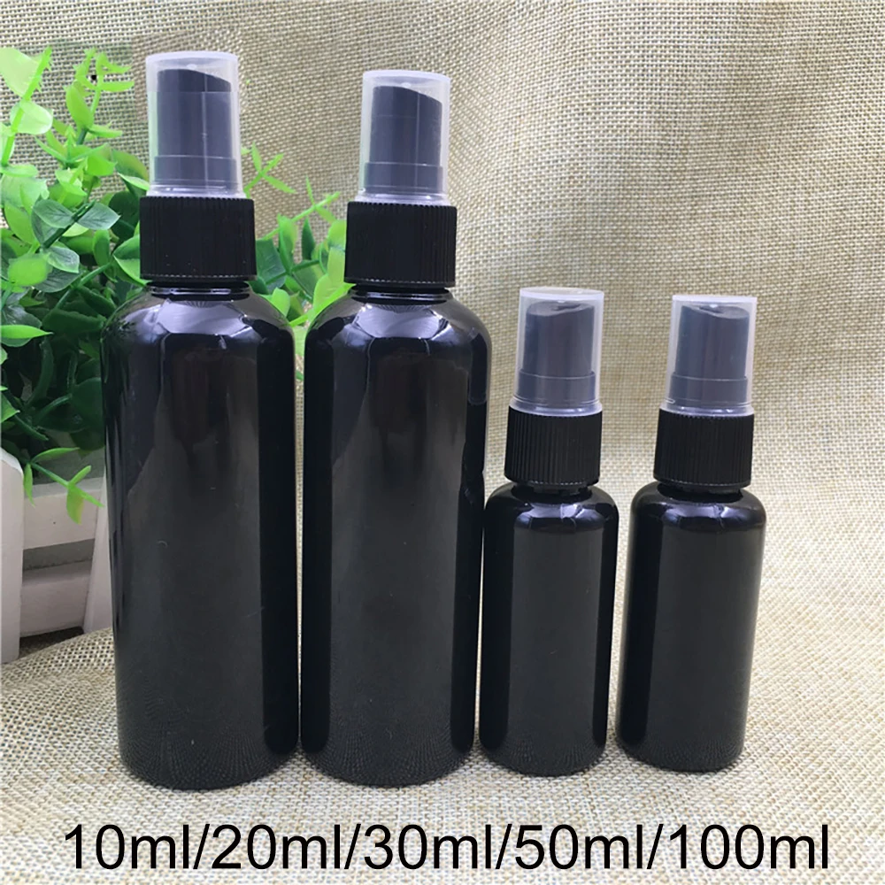 10ml 20ml 30ml 50ml 100ml Black Spray Bottle Empty Plastic Perfume Water Sprayer Container Cosmetic Makeup Face Toners Packaging
10ml 20ml 30ml 50ml 100ml Black Spray Bottle Empty Plastic Perfume Water Sprayer Container Cosmetic Makeup Face Toners Packaging