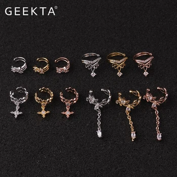 1Pc Star Crown No Piercing Cuff Earring Adjustable Helix Cartilage Conch Zircon Pendant Ear Clip Non Pierced Ear Jewelry Gift
1Pc Star Crown No Piercing Cuff Earring Adjustable Helix Cartilage Conch Zircon Pendant Ear Clip Non Pierced Ear Jewelry Gift