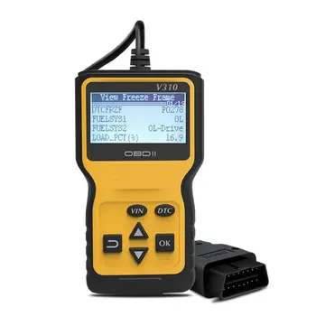 V310 OBDII Car Code Reader Scanner V1.1 Check Engine Fault Car Speed Probe Diagnostic Tool G99F
V310 OBDII Car Code Reader Scanner V1.1 Check Engine Fault Car Speed Probe Diagnostic Tool G99F