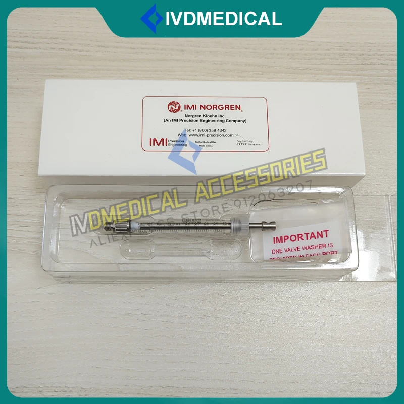 

For Mindray BS480 490 600 620 800 820 830 840 830S Biochemical 1ml Reagent Syringe KLOEHN Syringe Injector