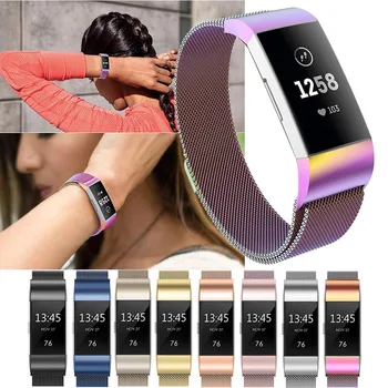 Metal Stainless Strap For Fitbit Charge 2 Band Milanese Loop Magnetic Fitbit charge 3 Strap Smart bracelet For Women Men Correa
Metal Stainless Strap For Fitbit Charge 2 Band Milanese Loop Magnetic Fitbit charge 3 Strap Smart bracelet For Women Men Correa