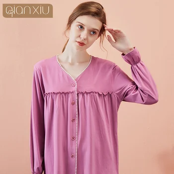 Autumn Pajamas new products: Light rest Autumn ladies cardigan home wear suit Pajama bamboo cotton knitted pajama 303
Autumn Pajamas new products: Light rest Autumn ladies cardigan home wear suit Pajama bamboo cotton knitted pajama 303