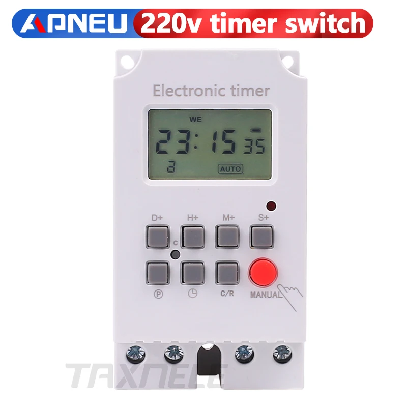 KG316S High Load 30A 220V 7 Days Weekly Digital Electronic Lighting Timer Interval 1 Second Power Direct Output
KG316S High Load 30A 220V 7 Days Weekly Digital Electronic Lighting Timer Interval 1 Second Power Direct Output
