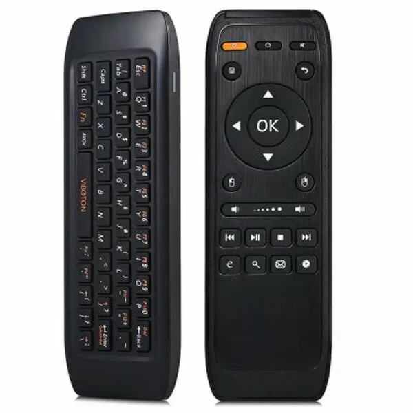 Viboton KB-91 2.4GHz Air Mouse Wireless Keyboard Remote Control Built in Li-ion Battery with USB Receiver
Viboton KB-91 2.4GHz Air Mouse Wireless Keyboard Remote Control Built in Li-ion Battery with USB Receiver