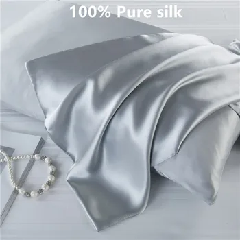 100% Mulberry silk Pillowcase Standard Pillowcase Cover Natural Silk Pillow cases Solid Color Gray Silk Pillow Sham Cover
100% Mulberry silk Pillowcase Standard Pillowcase Cover Natural Silk Pillow cases Solid Color Gray Silk Pillow Sham Cover