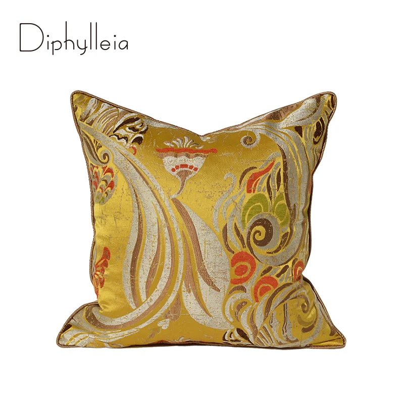 Diphylleia Art Cushion Cover Chinese Vintage Dunhuang Palace Style Gold Satin Jacquard Living Room Sofa Couch Pillowcase 45x45cm
Diphylleia Art Cushion Cover Chinese Vintage Dunhuang Palace Style Gold Satin Jacquard Living Room Sofa Couch Pillowcase 45x45cm