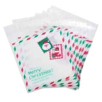 200pcs Self Adhesive Merry Christmas Plastic Cookie Candy Cellophane Xmas Gift Package Sweets Bags(White and Red)
200pcs Self Adhesive Merry Christmas Plastic Cookie Candy Cellophane Xmas Gift Package Sweets Bags(White and Red)
