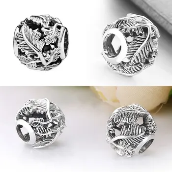 Fit 925 Silver Original Charms Bracelets Openwork Plant Leave Charm Bead Pendant For Sterling Original Bangle Jewelry Making DIY
Fit 925 Silver Original Charms Bracelets Openwork Plant Leave Charm Bead Pendant For Sterling Original Bangle Jewelry Making DIY