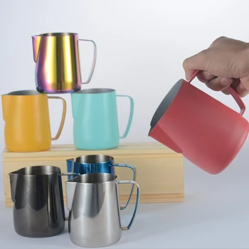 Stainless Steel Milk Frothing Jug Espresso Coffee Pitcher Barista Craft Coffee Latte Milk Frothing Jug Pitcher 350 600 1000ml
Stainless Steel Milk Frothing Jug Espresso Coffee Pitcher Barista Craft Coffee Latte Milk Frothing Jug Pitcher 350 600 1000ml