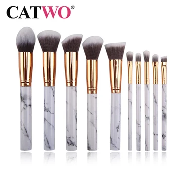Catwo 10Pcs Professional Make Up Brush Set Powder Foundation Eyeshadow Lip Eyeliner Blush Marble Face Makeup Brushes Tools
Catwo 10Pcs Professional Make Up Brush Set Powder Foundation Eyeshadow Lip Eyeliner Blush Marble Face Makeup Brushes Tools