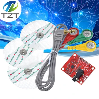 TZT Ecg module AD8232 ecg measurement pulse heart ecg monitoring sensor module kit for Arduino
TZT Ecg module AD8232 ecg measurement pulse heart ecg monitoring sensor module kit for Arduino