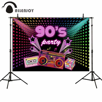 Allenjoy Radio Carnival Backdrop Magnetic Tape Colorful Glitter Lights Party Banners 90's Disco Activity Photozone Background
Allenjoy Radio Carnival Backdrop Magnetic Tape Colorful Glitter Lights Party Banners 90's Disco Activity Photozone Background