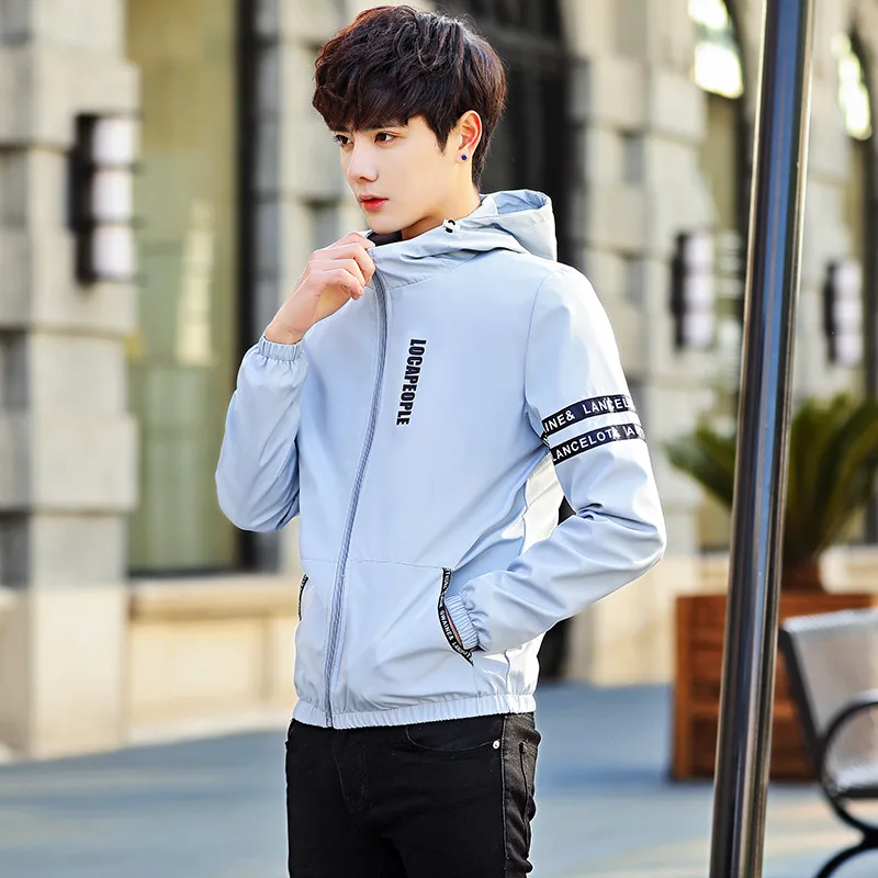 Spring And Autumn Thin Men Hooded Lettered Slim Fit Coat Large Size Casual Versatile Trend Jacket Men's
Spring And Autumn Thin Men Hooded Lettered Slim Fit Coat Large Size Casual Versatile Trend Jacket Men's