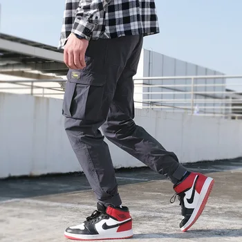 Zogaa Hip Hop Streetwear Men's Joggers Pants Fashion Male Casual Solid Cargo Trousers High Street Elastic Waist Harem Pant 2019
Zogaa Hip Hop Streetwear Men's Joggers Pants Fashion Male Casual Solid Cargo Trousers High Street Elastic Waist Harem Pant 2019