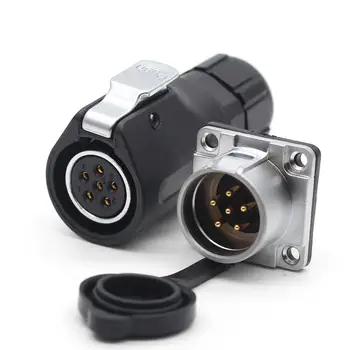 XHP20, IP67 Waterproof 6 Pin LED Power Cable Connector High-Voltage Aviation Connector Electrical Power Male Socket Female Plug
XHP20, IP67 Waterproof 6 Pin LED Power Cable Connector High-Voltage Aviation Connector Electrical Power Male Socket Female Plug