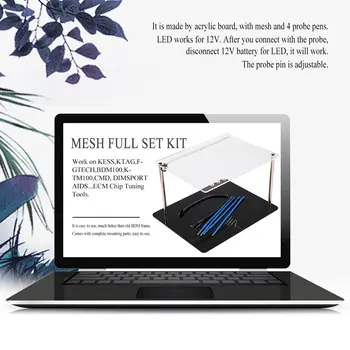 AC006 LED BDM Frame with Mesh 4 Probe Pens Full Set Kit ECU Board Modified Programmer Connect Cables For ECU One Piece
AC006 LED BDM Frame with Mesh 4 Probe Pens Full Set Kit ECU Board Modified Programmer Connect Cables For ECU One Piece