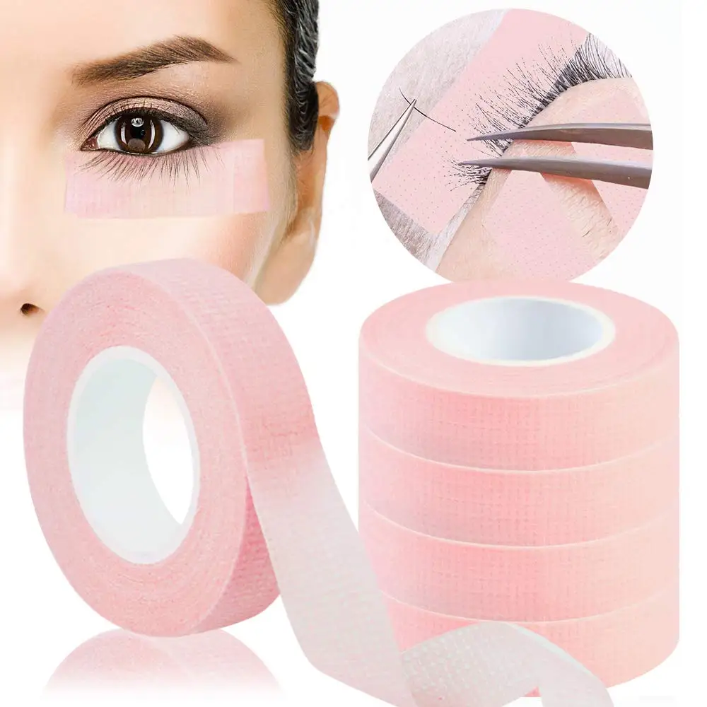 1/2/3 Roll Eyelash Extension Lint Free Eye Pads Pink Paper Under Patches Tool For False Patch Make Up Tools | Красота и здоровье