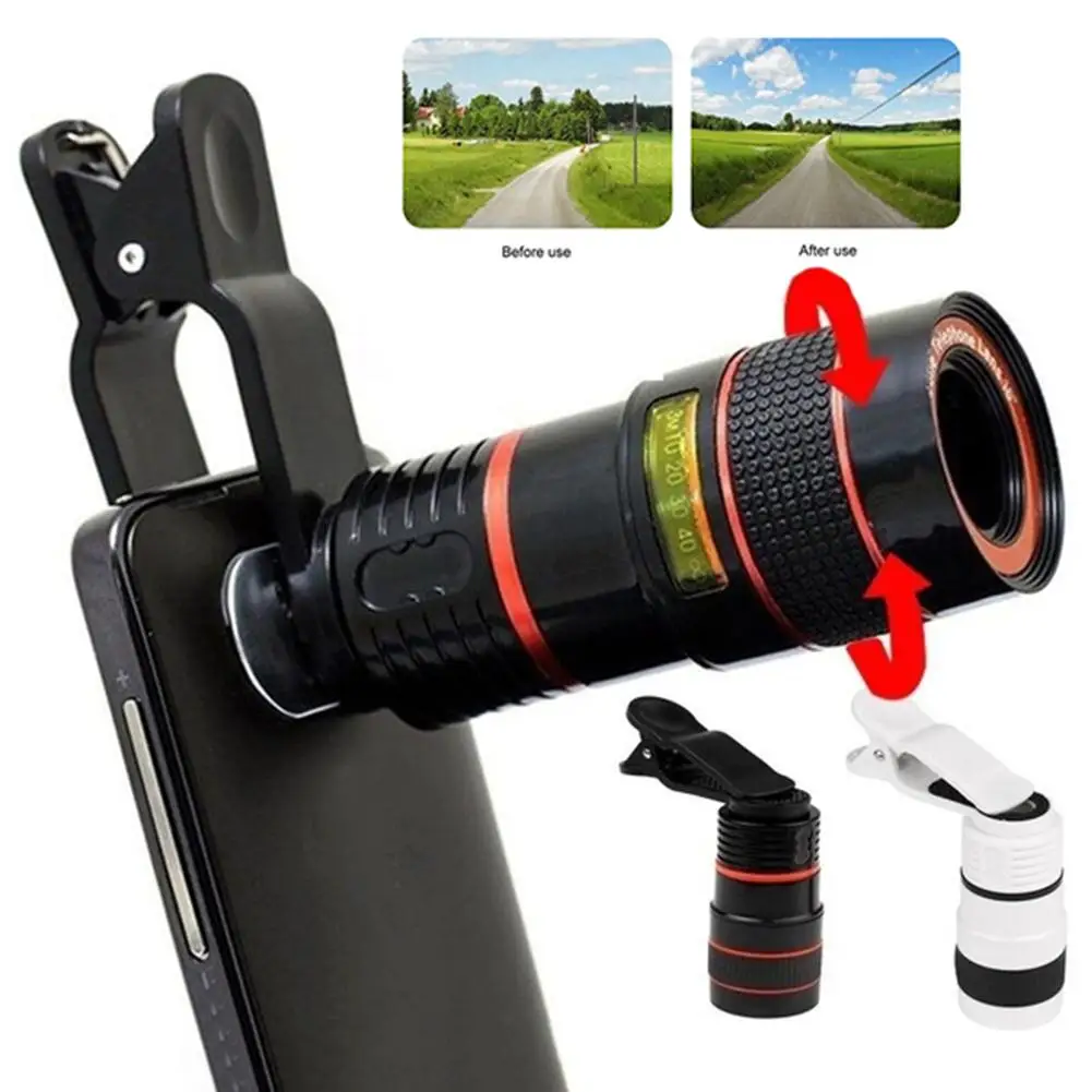 Набор универсальных объективов для камеры телефона 12-кратный зум-объектив 0 62x