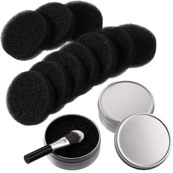Makeup Brush Cleaner 2 in 1 Color Removal Sponge for Eye Shadow Blush Color Foundation Make-Up Removals From Makeup Brush To Swi
Makeup Brush Cleaner 2 in 1 Color Removal Sponge for Eye Shadow Blush Color Foundation Make-Up Removals From Makeup Brush To Swi