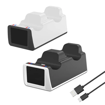 GameCharger DualSense Dual USB Type C Charging Dock Station Cradle with Indicator Light for PlayStation5 PS5 Wireless Controller
GameCharger DualSense Dual USB Type C Charging Dock Station Cradle with Indicator Light for PlayStation5 PS5 Wireless Controller