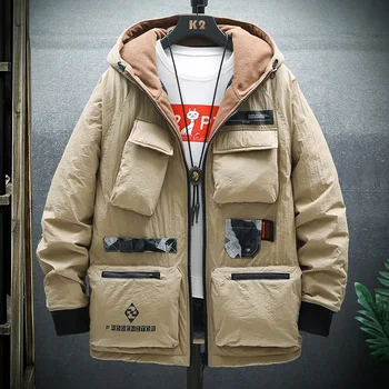 YASUGUOJI New 2019 Thicken Mens Winter Puffer Jacket Fashion Pockets Patchwork Bubble Coat Plus Size Warm Hooded Jacket Men
YASUGUOJI New 2019 Thicken Mens Winter Puffer Jacket Fashion Pockets Patchwork Bubble Coat Plus Size Warm Hooded Jacket Men