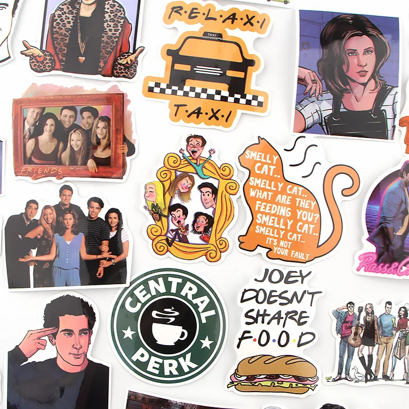 66pcs/lot Friends Creative Sticker for Paper Album Notebook Adhesive Tape Car Luggage Diy Decoration Graffiti Stickers AT2709
66pcs/lot Friends Creative Sticker for Paper Album Notebook Adhesive Tape Car Luggage Diy Decoration Graffiti Stickers AT2709