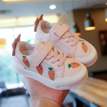 Girls Shoes Print Rabbit Carrot Casual Shoes Anti--Slippery Breathable Sneakers Fashion Soft Bottom Low Cut Children Size 21--30
Girls Shoes Print Rabbit Carrot Casual Shoes Anti--Slippery Breathable Sneakers Fashion Soft Bottom Low Cut Children Size 21--30