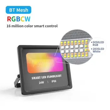 24W Smart LED Floodlight Bluetooth 4.2 Wifi Control Waterproof led light for ios Android Smart phone
24W Smart LED Floodlight Bluetooth 4.2 Wifi Control Waterproof led light for ios Android Smart phone