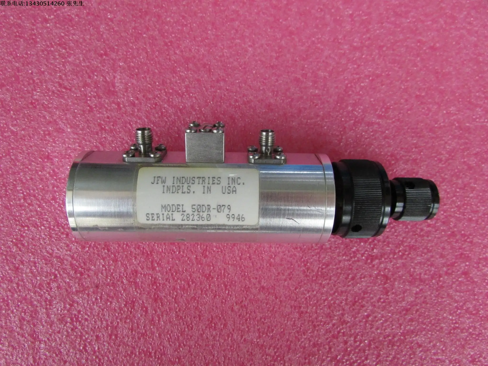 

JFW imported DC-2GHz SMA 30dB 1dB stepping radio frequency microwave adjustable / manual attenuator