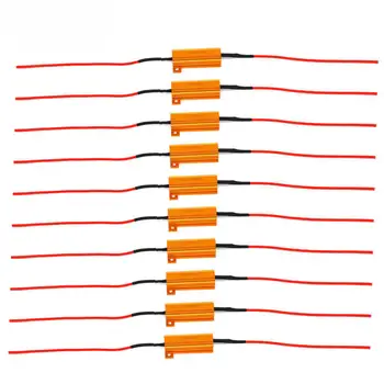 10X LED Indicator Rate Relay Flash Turn Signal 50 W Load Resistor Ballast
10X LED Indicator Rate Relay Flash Turn Signal 50 W Load Resistor Ballast