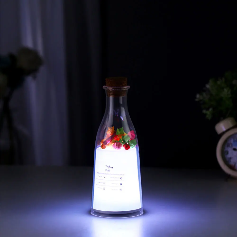 LED Bottle Light Leave a Message Creative Night Light LED 7 Colors Changing Bedside Sleeping Lamp for Home Decoration Girls Gift
LED Bottle Light Leave a Message Creative Night Light LED 7 Colors Changing Bedside Sleeping Lamp for Home Decoration Girls Gift