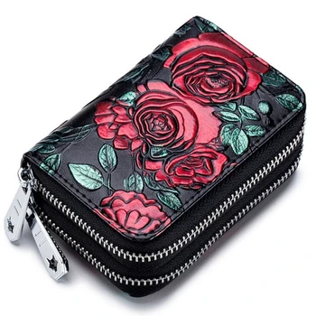 Business Card Holder Women/men Short Wallet ID/Credit Card Holder Card Wallet Genuine Leather Function Double Zipper Card Case
Business Card Holder Women/men Short Wallet ID/Credit Card Holder Card Wallet Genuine Leather Function Double Zipper Card Case