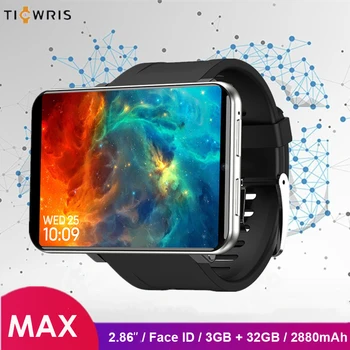 Ticwris Max 4G Watch Phone 2.86 inch Face ID 2880mAh 3GB RAM 32GB ROM IP67 Waterproof Android Smart Watch 8.0MP for iOS Android
Ticwris Max 4G Watch Phone 2.86 inch Face ID 2880mAh 3GB RAM 32GB ROM IP67 Waterproof Android Smart Watch 8.0MP for iOS Android