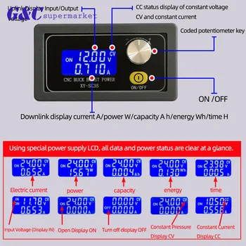 DC-DC Digital LCD Display Constant Voltage Current Step-down Programmable control Power Supply Module Ammeter
DC-DC Digital LCD Display Constant Voltage Current Step-down Programmable control Power Supply Module Ammeter